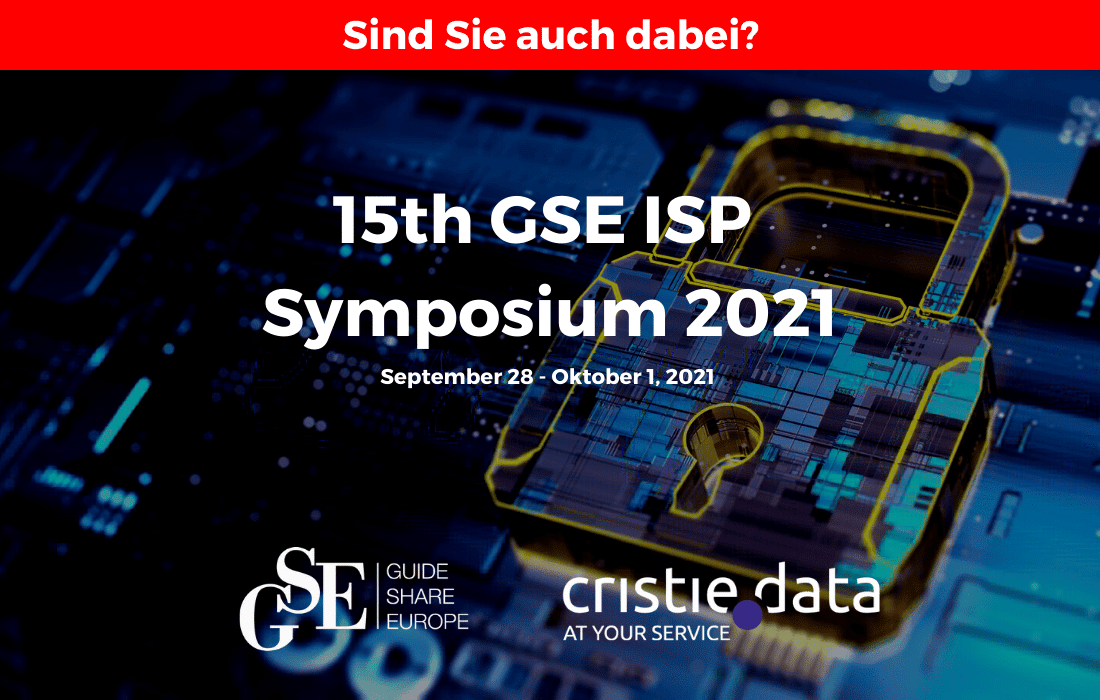 Cristie als Gold Sponsor beim 15. GSE ISP Symposium 2021